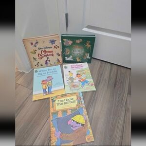 Vintage Disney & Sesame Street Book Bundle